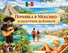 Почивка в Мексико и екскурзия до Канкун от София - 2026